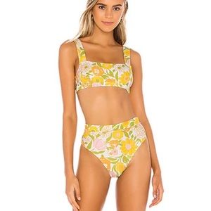 NWT Faithful the Brand Marta High Waisted Bikini Bottom